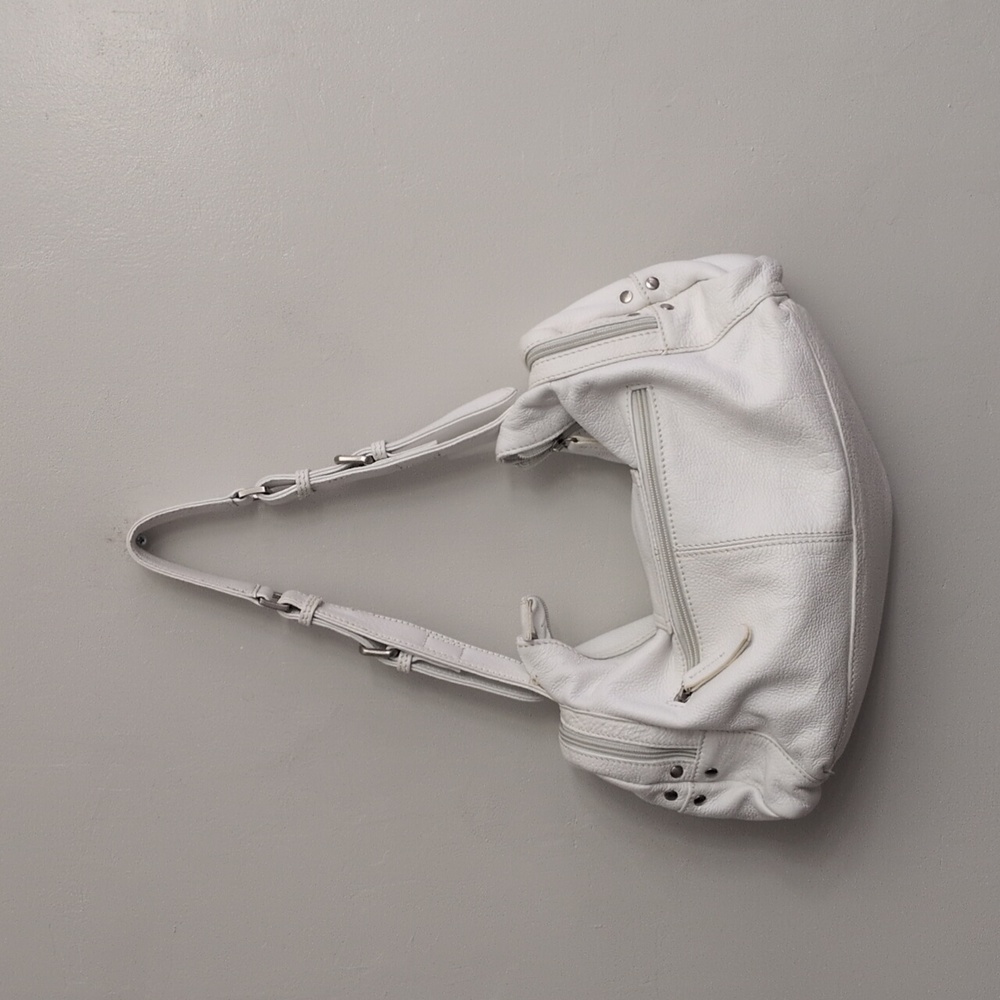 Vera Pelle White Shoulder Bag - Picture 2 of 11